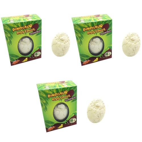 6 Pcs Archaeology Kids Toy Dinosaur Egg Dig Kit 2
