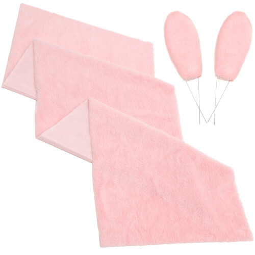 4Sets Pink Bunny Shaped Flower Wrappers Durable Polyester Floral Bags 2