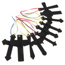 5Sets Black Easter Scratch Paper Art DIY Cross Craft Party Supplies
