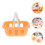32 Pcs Kids Mini Plastic Shopping Basket For Easter Eggs And Storage 10