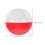 20Pcs Round 6Cm Empty Plastic Vending Machine Capsules 3