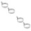 4 Pcs Stainless Steel Egg Rings For Fried Eggs Large Silver 6