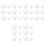 72Pcs Solid White Heart Shapes for Crafting Wedding Valentine Party 3
