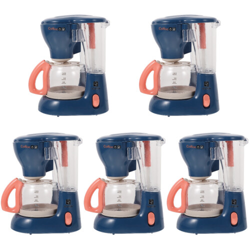 5 Pcs Children'S Electric Mini Coffee Machine Toy Without Battery 1