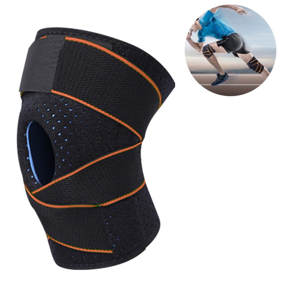 Stable Knee Position, Hook And Loop Strap Design Knee Brace For Men And Women, Compression Knee Sleeves 9088816459602