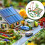 2 Set Mini Tosaerba E Forcone Verdure, 11