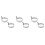 6 Pcs Stainless Steel Egg Rings For Fried Eggs Large Silver 4