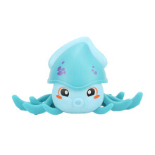 Brinquedo de banho de corda sem necessidade de pilhas, design de peixe nadador antimofo, plástico ABS ecológico e atóxico, conjunto de brinquedos