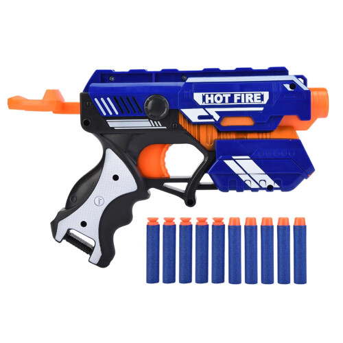 Σετ παιχνιδιού Premium Blaster Toys, Συμβατές σφαίρες για βελάκια, Χρηματοκιβώτιο υψηλής