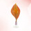 Fish Tank Aquarium Artificial Leaf Plant Decor 3 Pcs Orange 8