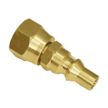 Delicate messing reduceeradapter 3/8 inch NPT vrouwelijk naar