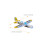 50 Pcs Small Throwing Glider Airplane Outdoor Toy Model 10