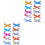 50 Pcs Small Throwing Glider Airplane Outdoor Toy Model 5