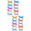 50 Pcs Small Throwing Glider Airplane Outdoor Toy Model 9