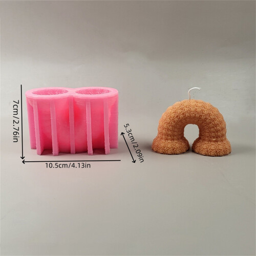 Rose Bridge vorm siliconen mallen kaars schimmel ornament 1