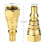 Delicate messing reduceeradapter 3/8 inch NPT vrouwelijk naar 3