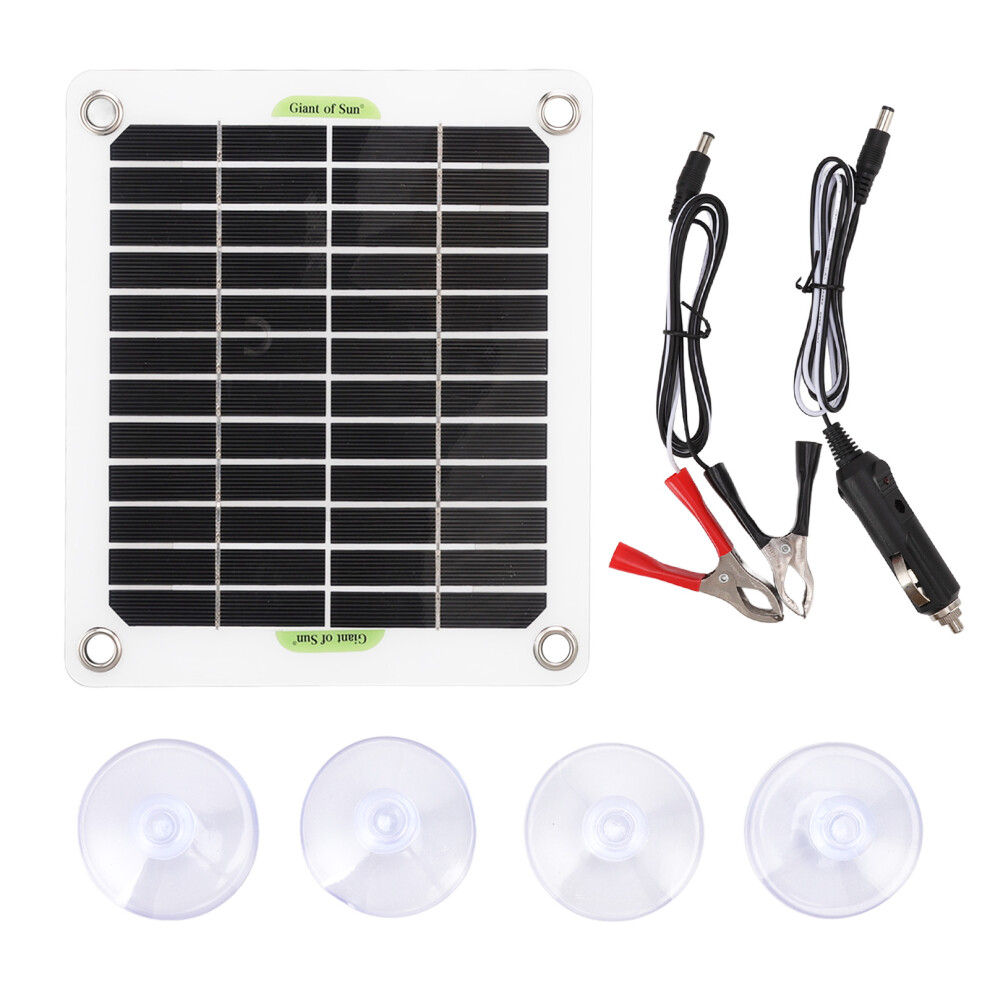 Portable Solar Panel Charger For Emergency Solar Charging, Battery Maintainer With Multi Output, Versatile Outdoor Power Solution For Sturdy And Durab 9198585935716