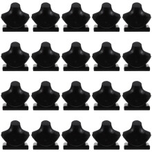 140Pz Nero Mini Collane Per Esposizione Gioielli