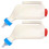 feeding bottles for goats  two bottles  with scale and handle  800 ml 1