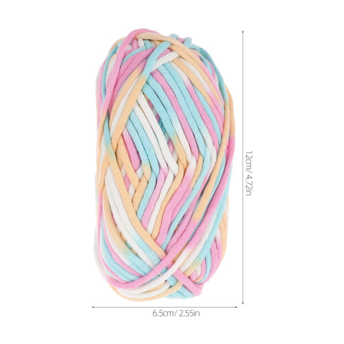 2pcs Core-Spun Cotton Yarn for Sweaters Scarves Crocheting 2