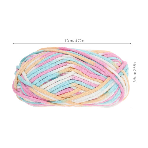 2pcs Core-Spun Cotton Yarn for Sweaters Scarves Crocheting 1