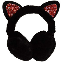 Fluffy Earmuffs for Children, One Size Fit Most with Adjustable Fit and Soft Faux Fur Lining, Warm and Comfy Winter Headband for Girls and Boys, Folda