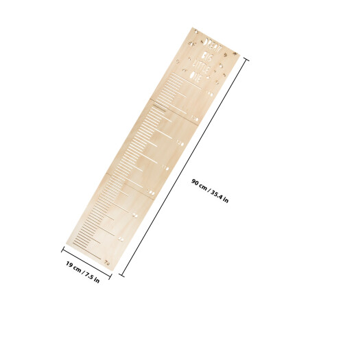 One Set Kids Growth Height Chart Measuring Wall Sticker 1