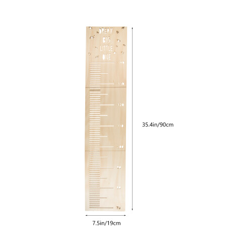 One Set Kids Growth Height Chart Measuring Wall Sticker 2