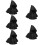 5Pcs Halloween Medieval Witch Cosplay Hat Prop 11