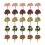 25Pcs Plastic Model Train Miniature Tree Scenery Railroad Decoration 6