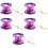 5Ensembles Yo-Yo Alliage Violet Fun Et 9