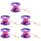 5Ensembles Yo-Yo Alliage Violet Fun Et 8