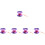 5Ensembles Yo-Yo Alliage Violet Fun Et 7