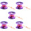 5Ensembles Yo-Yo Alliage Violet Fun Et 10