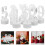 10 Pezzi Candela Led A Numero 0-9 Per Torta Compleanno 11