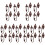 20 Pcs Simulated Mini Yard Lights For Sand Table Decorations 4