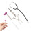 2 Sets Mini Doctor Tools With Stethoscope And Syringe For Doll House 4