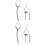 2 Sets Mini Doctor Tools With Stethoscope And Syringe For Doll House 11