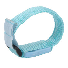 Verstellbares Leuchtarmband für Nachtläufe, hochdichte Nylonbänder mit wiederaufladbarem LED-Armband für wasserdichte Sicherheit in dunkler