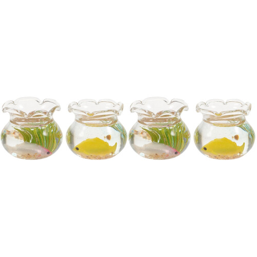 4 Mini Vasi In 1:12 Per E Mini Case 1