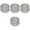 8 Pcs Miniature Woven Tray Mini House Bread Fruit Basket 5