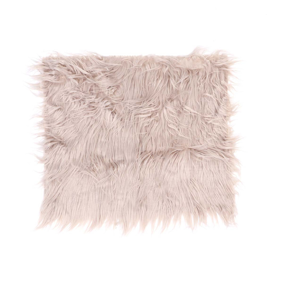 Baby Photo Props Newborn Diy Fur Quilt Mat Khaki Vaguelly