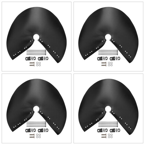 Wrap Around Squirrel Baffle Raccoons Squirrel Proof-12 inches 2