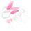 8 Set Orecchie Decorative Coniglio Riutilizzabile Per Cosplay 1