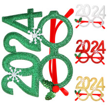 4St Party Bril Kerststijl Kleurrijke Eyeglass Decoratie