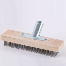 Cepillo para acceso a piscinas: herramienta de alambre para eliminar musgo, cerdas de acero inoxidable resistentes para superficies rugosas, limpieza