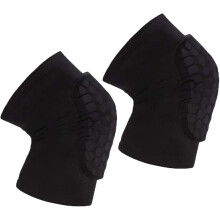 Genouillères en mousse EVA haute résilience, équipement de protection sportive pour basketball et football | Protection hexagonale et absorption