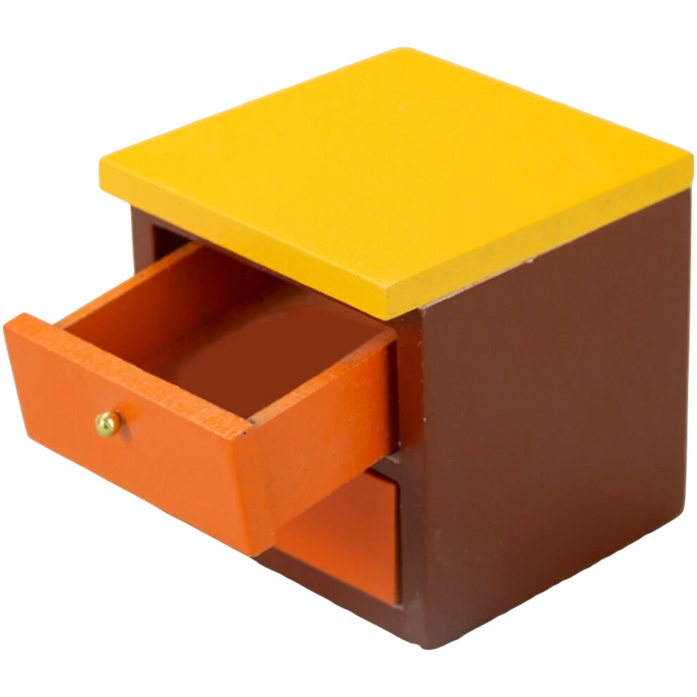 Photos - Other Toys 5Pcs Mini Bedside Table Small House Furniture Decor Craft