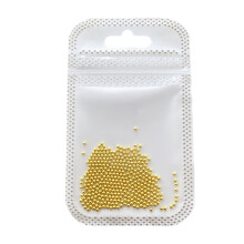 Multi-Size Nail Art Ball Beads Nails Caviar Beads-1.5MM gold