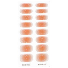 1 Sheet Adhesive Full Wrap Gel Nail Art Sticker-BSG0322